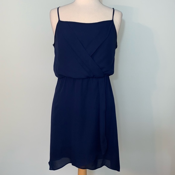 Bisou Bisou blue spaghetti strap dress - Picture 2 of 7